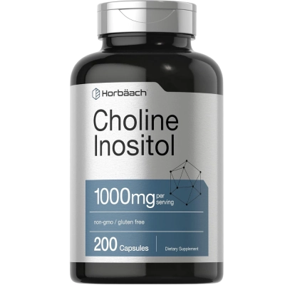 Choline Inositol 1.000mg, 200 Cápsulas, Horbaach