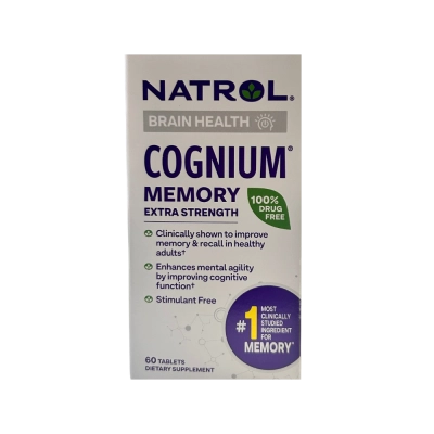 Cognium, Força Extra, 200 mg, 60 Comprimidos, Natrol