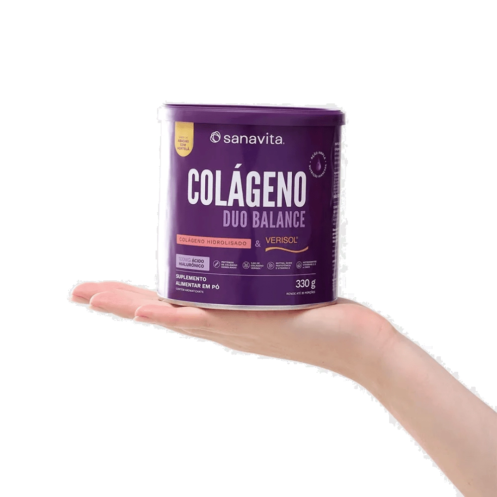 Colágeno Duo Balance 330g, Sabores - Sanavita