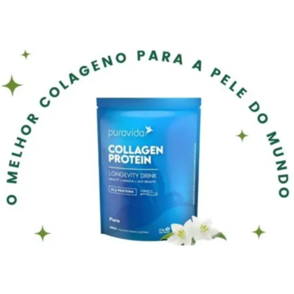 Collagen Protein, Longevity Drink Verisol Sachê 23g - Puravida