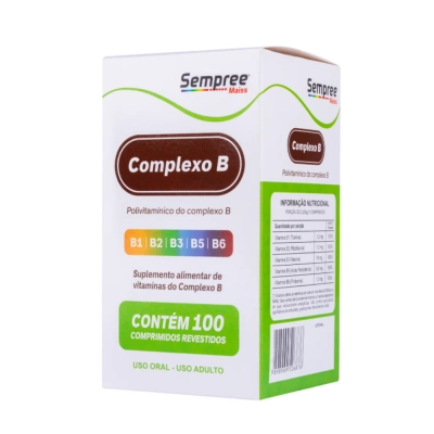 Complexo B, 100 Comprimidos, Sempree