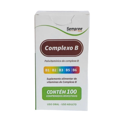 Complexo B, 100 Comprimidos, Sempree