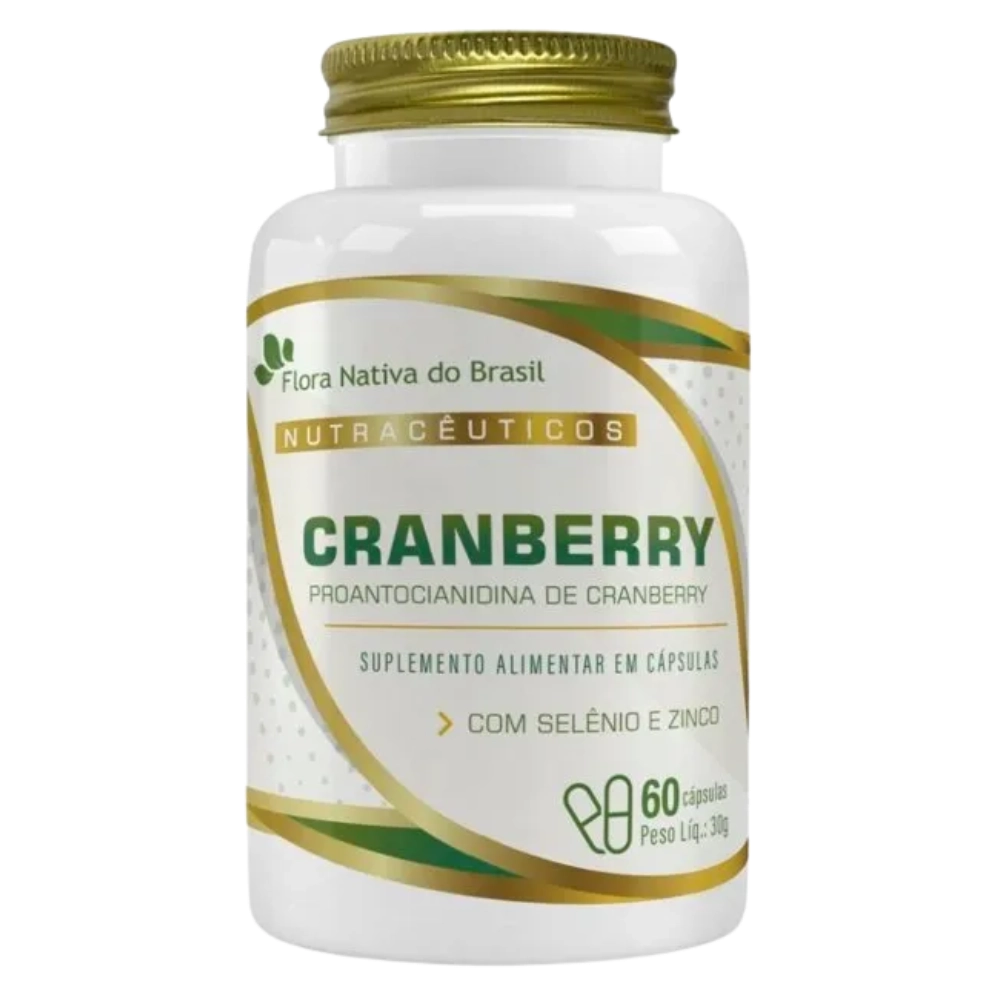 Cranberry 500mg 60 Cápsulas - Flora Nativa do Brasil