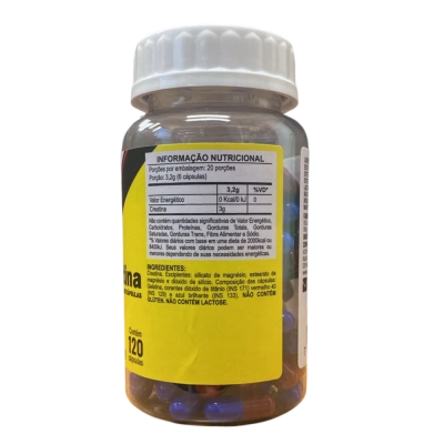 Creatina, 120 Cápsulas, Evolue Supplements