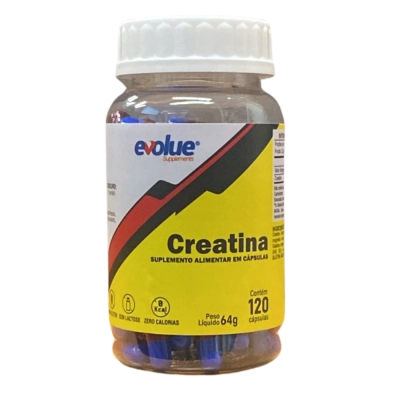 Creatina, 120 Cápsulas, Evolue Supplements