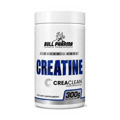 Creatina, 300g Sem Sabor, Bull Pharma
