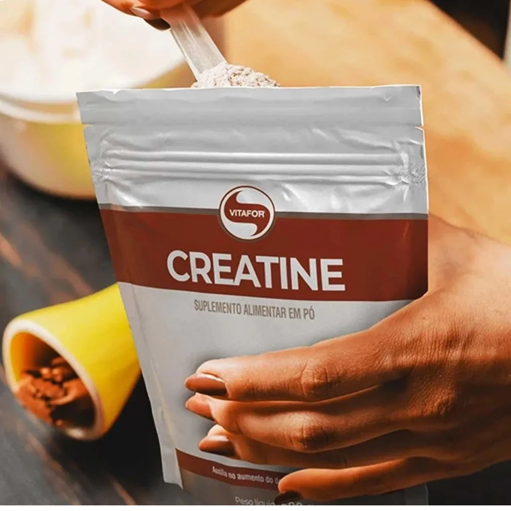 Creatina Creatine 100% Monohidratada Pura Pouch 600g - Vitafor 