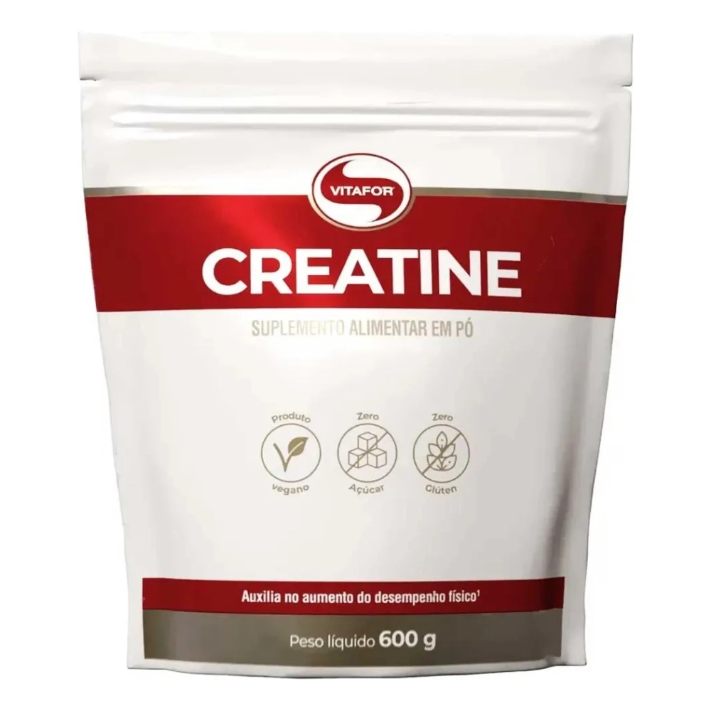 Creatina Creatine 100% Monohidratada Pura Pouch 600g - Vitafor 