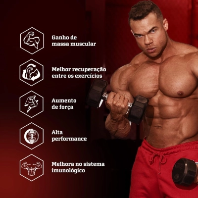 Creatina Hardcore, 3000mg creatine, 60 Cápsulas - Integralmedica