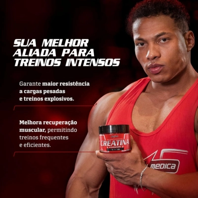 Creatina Hardcore, 3000mg creatine, 60 Cápsulas - Integralmedica