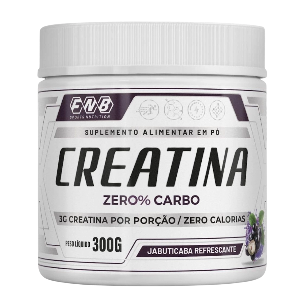 Creatina Zero Carbo, Sabores, 300g  - FNB Sports