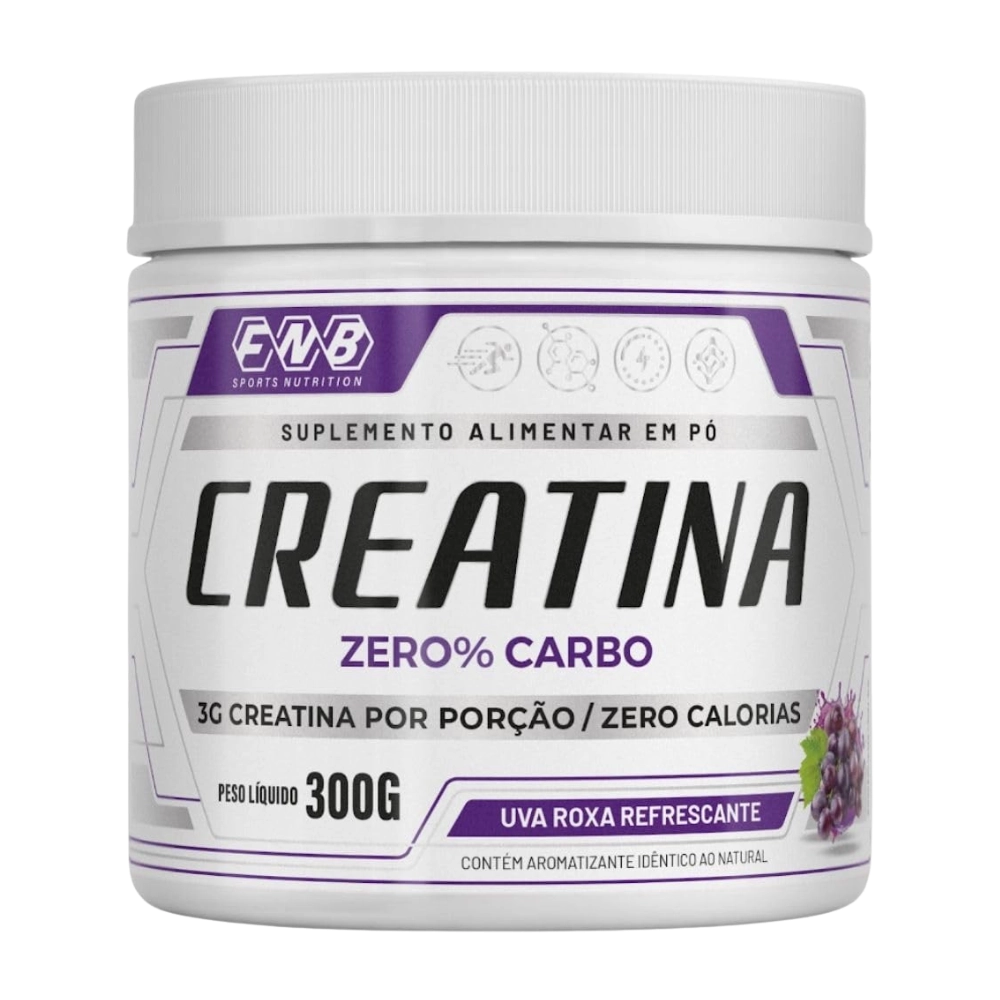Creatina Zero Carbo, Sabores, 300g  - FNB Sports