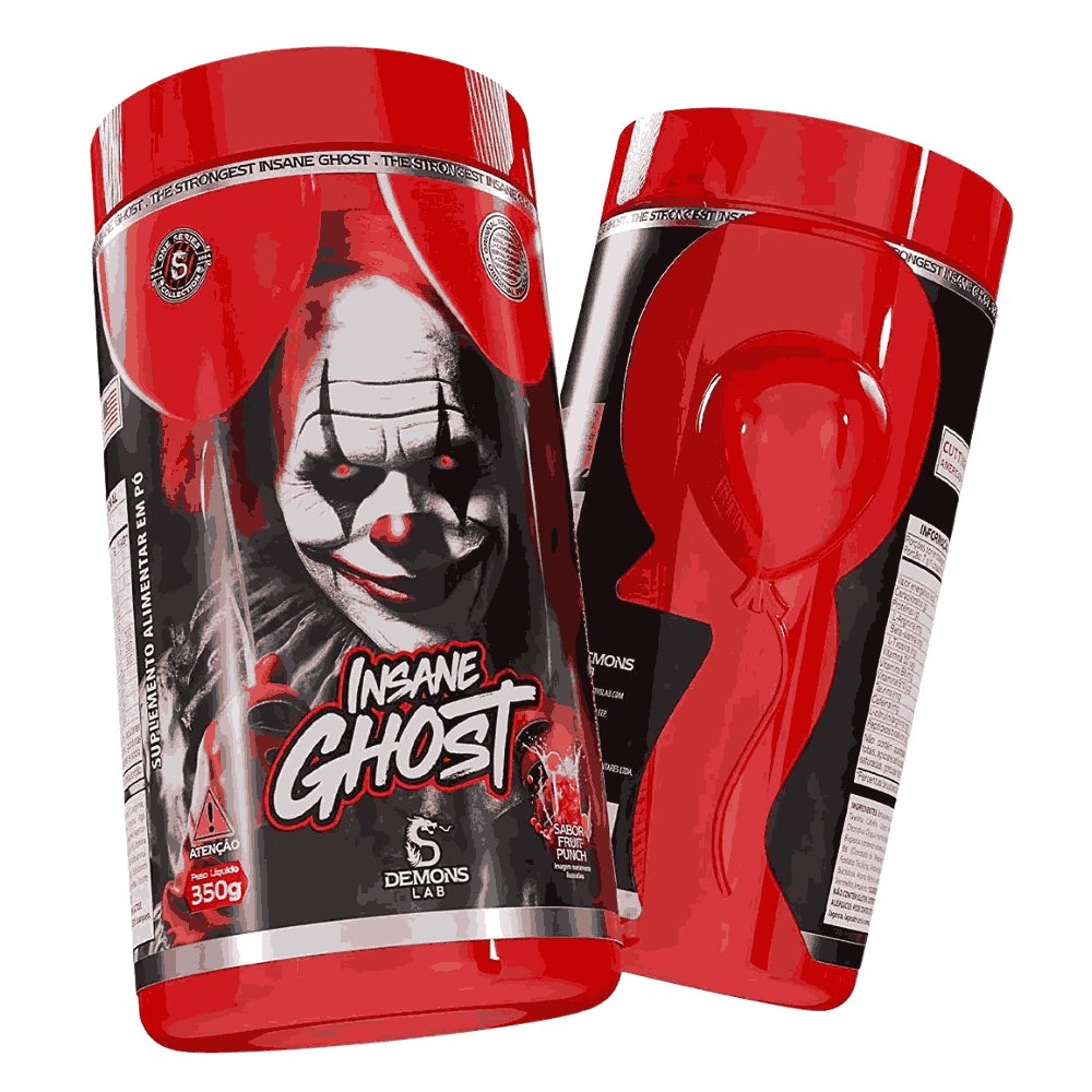 Pré-Treino Insane Ghost Fruit Punch, 350g, Demons Lab