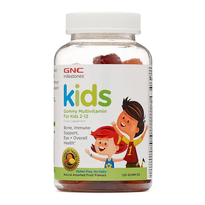 Multivitaminico Kids ,120 Gomas sabor frutas, GNC