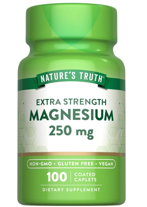 Magnésio 250mg, 100 Cápsulas, Nature's Truth