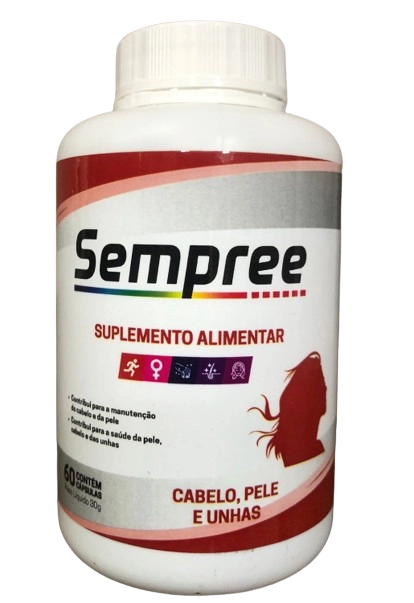 Suplemento Sempree Cabelo pele e Unhas, 60 capsulas, Alquimia