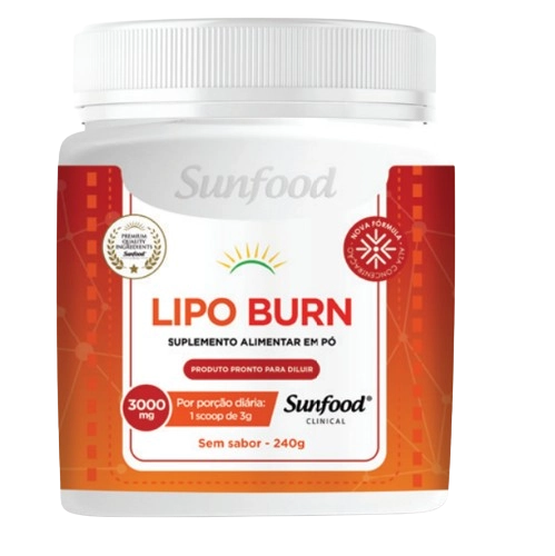 Lipo Burn, 240g Solúvel, Sunfood