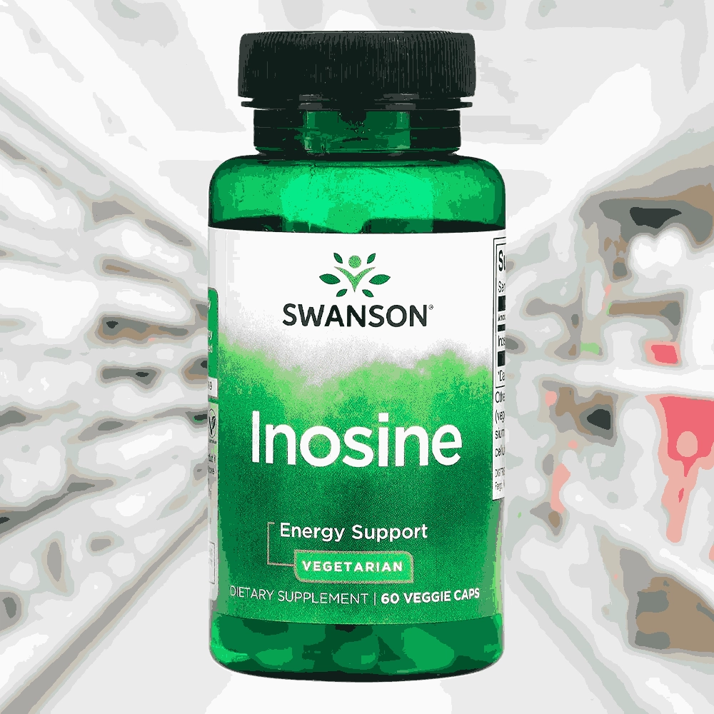 Inosina Vegetarian 500mg, 60 Cápsulas - Swanson 
