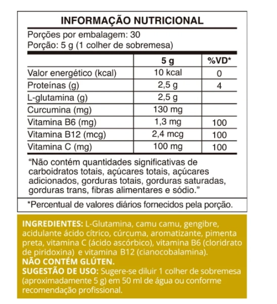 Shot Matinal, Auxilio para Imunidade, 150g, Ocean Drop