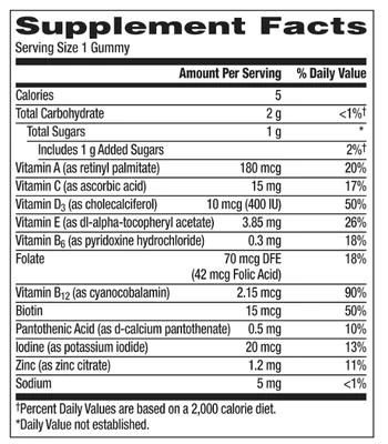 Centrum Kids, 110 gomas Sabor ponche tropical