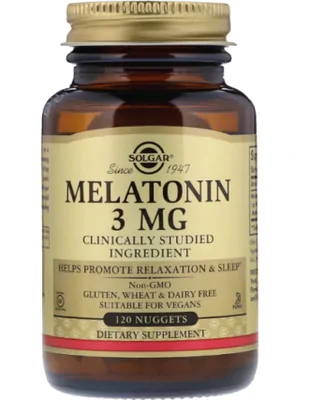 Melatonina, 3mg, 120 Comprimidos, Solgar