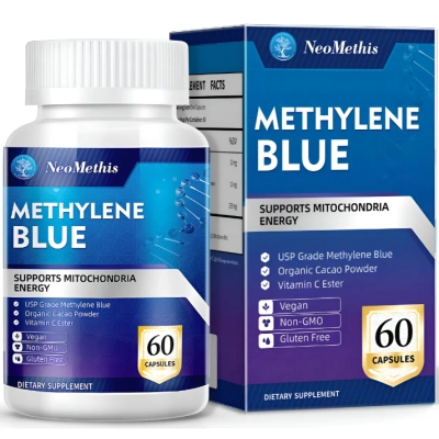 Methylene Blue, Antioxidante Azul , 60 Cápsulas, NeoMethis 