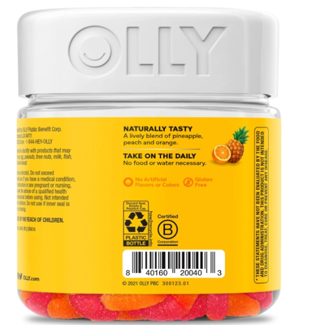 Helly Happy, Suporte ao Equilíbrio do Humor, Com Vitamina D e Açafrão, 60 Gomas, OLLY