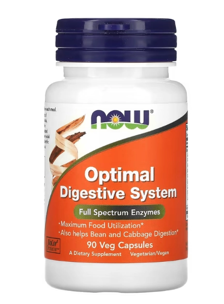 Enzimas Sistema Digestivo Ideal, 90 Cápsulas, Now