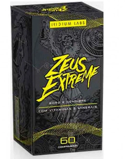 Zeus Extreme,  Boro e Gengibre com Vitaminas e Minerais, 60 Comprimidos, Iridium Labs