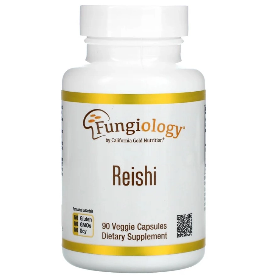 Reishi (Ganoderma Lucidum, Suporte Celular de Espectro) 90 Cápsulas, California Gold Nutrition