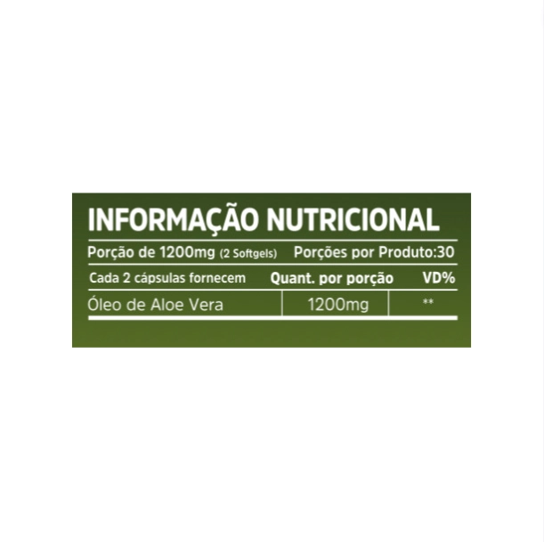 Aloe Vera Gel, 1200mg, 60 Cápsulas, Sunfoods