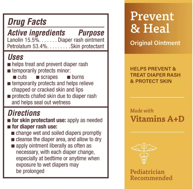 A+D Prevent, Protetor Hipoalergênico para Assaduras, 454g, Ajuda a Tratar e Prevenir assaduras, Bayer