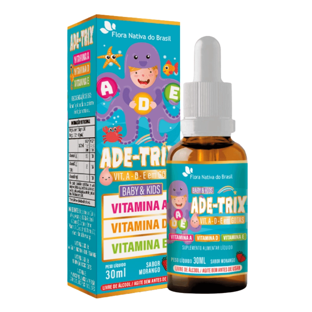 ADE-TRIX (Vitaminas A, D e E) 30ml - Flora Nativa do Brasil