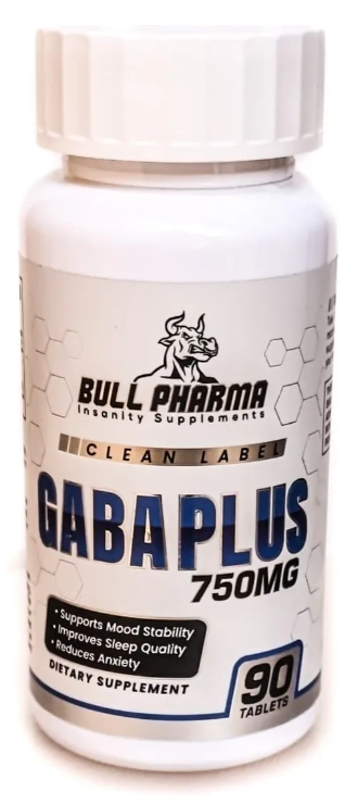 Gaba Plus 750mg, 90 Comprimidos, Bull Pharma