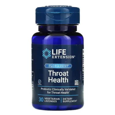 FLORASSIST,  Saúde da Garganta, 30 Pastilhas, Life Extension