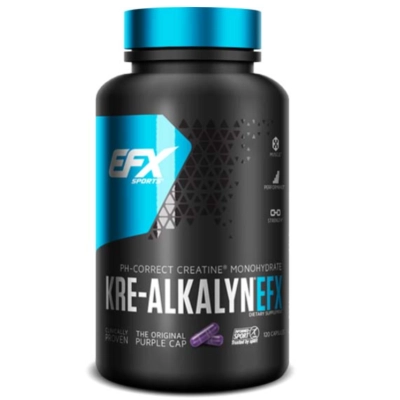 Kre Alkalyn, Creatina Alcalina de Alta Performance, 120 Cápsulas, EFX Sports