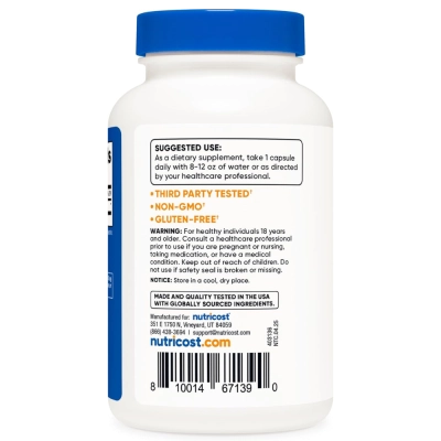 Huperzina A 200mcg, 240 Cápsulas Veganas, Nutricost