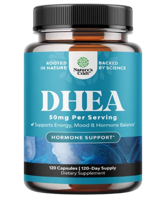 DHEA 50mg, 120 Cápsulas, Natures Craft