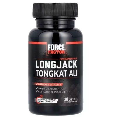Longjack Tongkat Ali 500mg, 30 Cápsulas, Force Factor