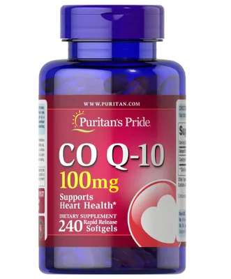 Coenzima CoQ10 100mg, 240 Cápsulas, Puritan's Pride