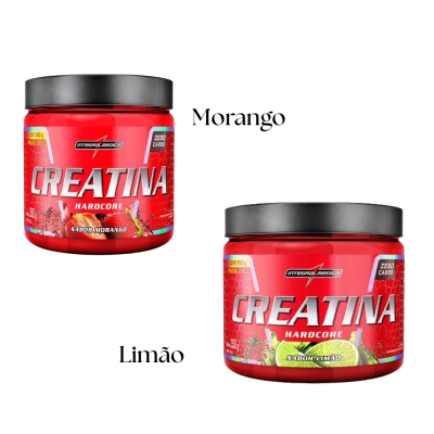 Creatina Hardcore, Sabores, 300gr, Integralmedica