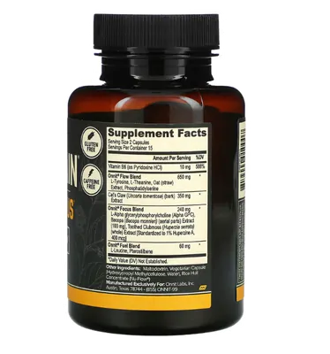 Alpha Brain, Memória e Foco, 30 Cápsulas, Onnit