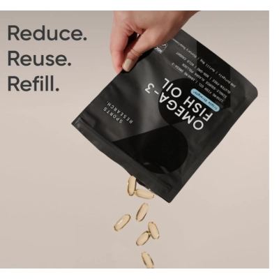 Ômega 3 Tripla Potência, Óleo de Peixe 1250 mg, 240 Cápsulas, Sports Research