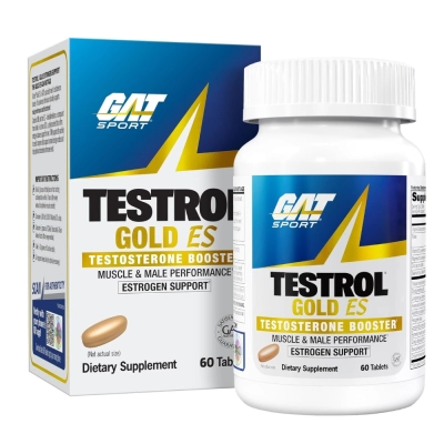 Gold ES Testosterone + Estrogen Balance, 90 Cápsulas, GAT Sport