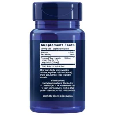 Bee Immune, Própolis, 60 Cápsulas, Life Extension