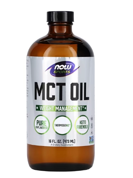 Óleo MCT, Sem Sabor, 473 ml, Now