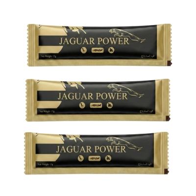 Mel Estimulante, 12 sachês, 15g - Jaguar Power