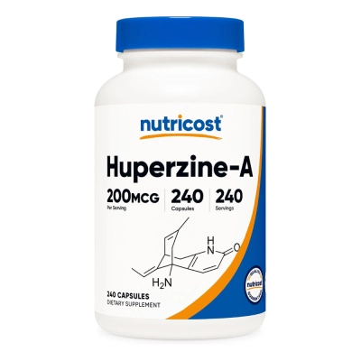 Huperzina A 200mcg, 240 Cápsulas Veganas, Nutricost