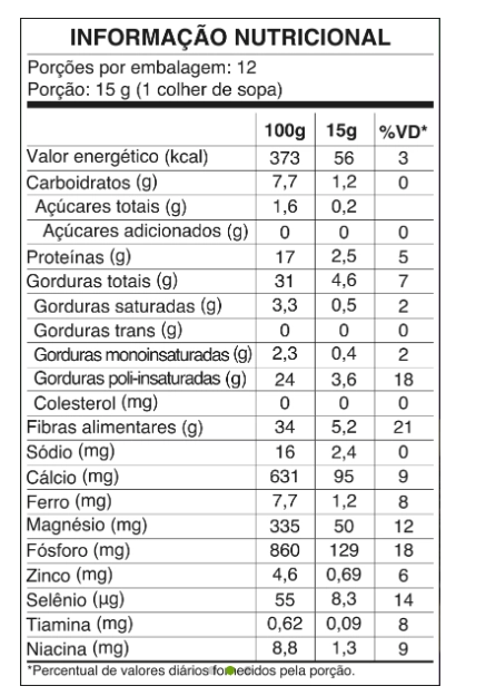Chia Orgânica, 180g, Native 