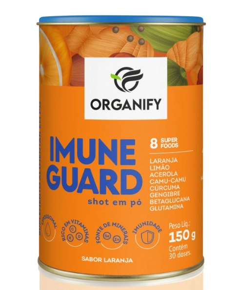 Imune Guard, Shot Matinal, 150g Sabor Laranja, Organify